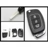 Hyundai 3 Button Flip Remote Key Shell