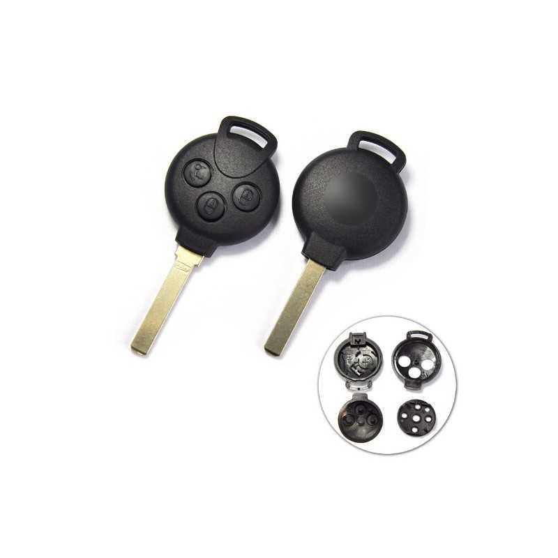 Smart 3 button remote key shell