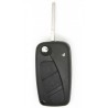 Fiat 3 Button Remote Key Shell (Black)