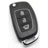 Hyundai 3 Button Flip Remote Key Shell