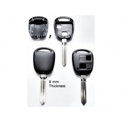 Toyota 2 Button Remote Key Fob Case