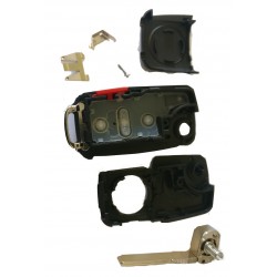 VW 3 + 1 button flip key shell