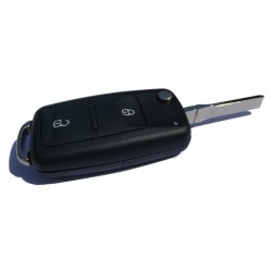 Volkswagen 2 Button Flip Key Case 