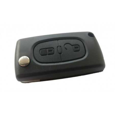Citroen 2-button flip key case - Replacement Key Cases from www.keycasereplace.co.uk