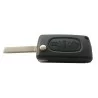 Citroen 3-button flip key case with key