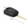 Citroen 2 Button Remote Key Shell (X Type) - Replacement Key Cases from www.keycasereplace.co.uk