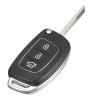 Hyundai 3 Button Flip Remote Key Shell