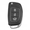 Hyundai 3 Button Flip Remote Key Shell