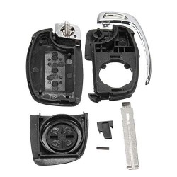 Hyundai 3 Button Flip Remote Key Shell