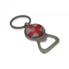 Front of England Football Keychain with bottle opener