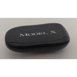 Bottom of case with Model X written in silver