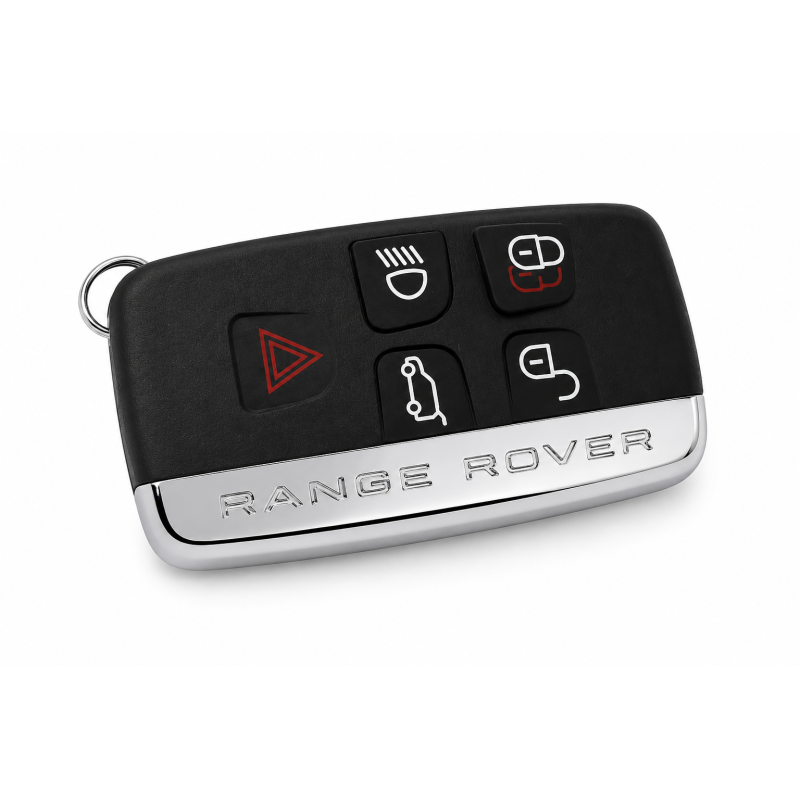 Range Rover 4+1 button smart key case replacement angled view