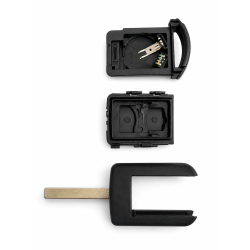 Vauxhall 2 Button Remote Key Shell With Right Blade Replacement